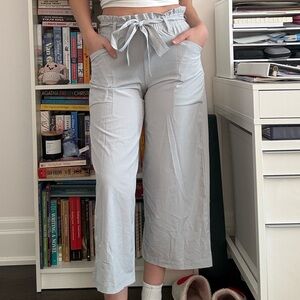 Light Gray Wide Leg Pants